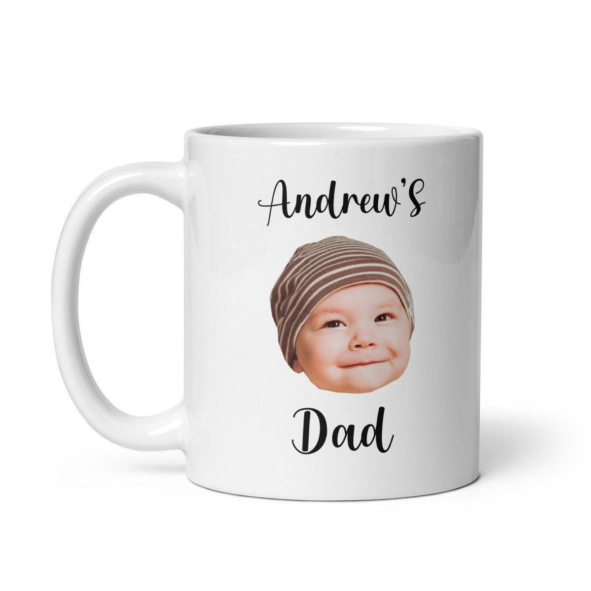 Custom Baby Photo Dad Mug