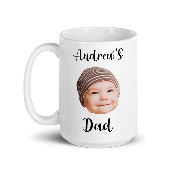 Custom Baby Photo Dad Mug