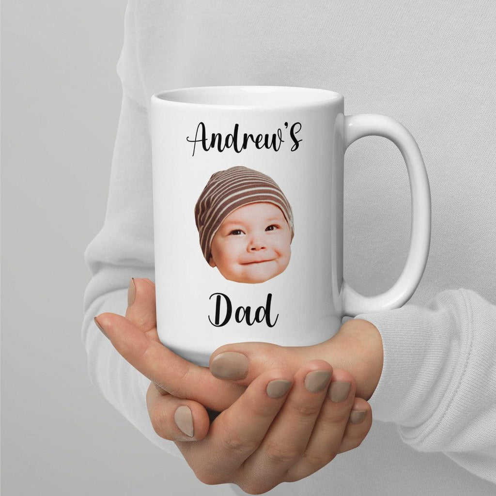 Custom Baby Photo Dad Mug