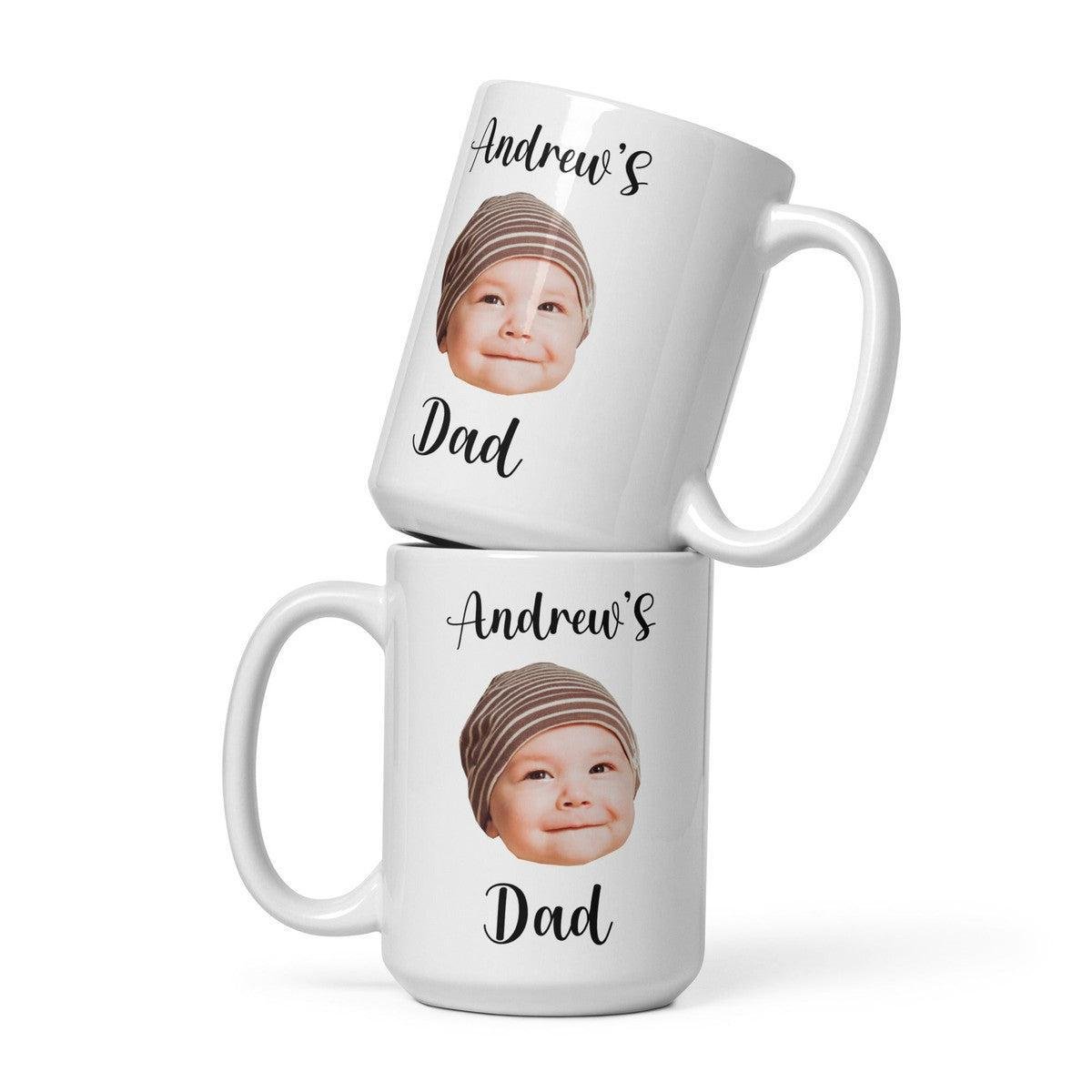 Custom Baby Photo Dad Mug