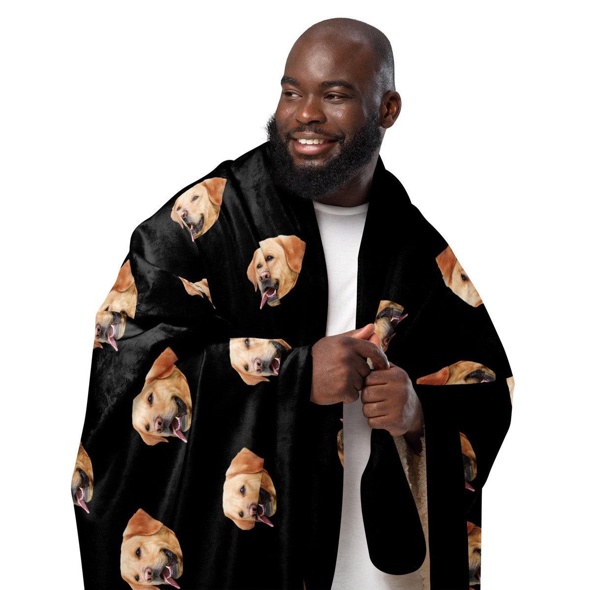 Custom Dog Face Blanket Secondary image