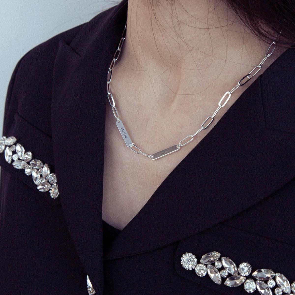 Custom Multiple Name Necklace Chain