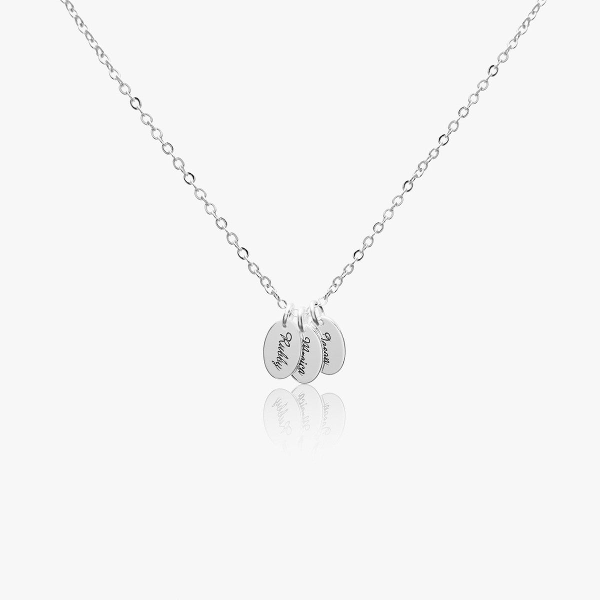 Custom Oval Disc Necklace Main image