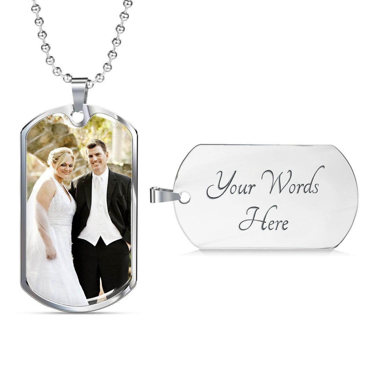 Custom Photo Dog Tag Main image