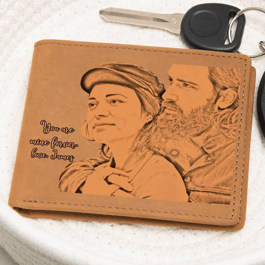 Custom Photo Engraved Wallet