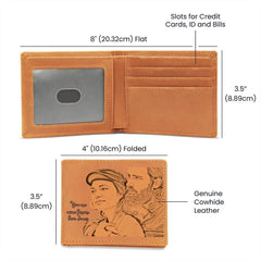 Custom Photo Engraved Wallet