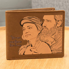 Custom Photo Engraved Wallet
