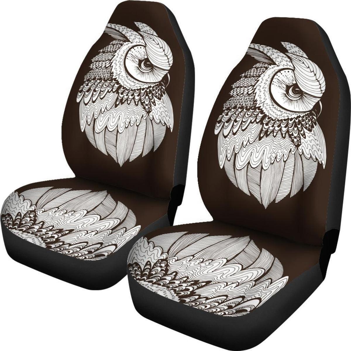 Owl Gazing Car Seat Covers Main image