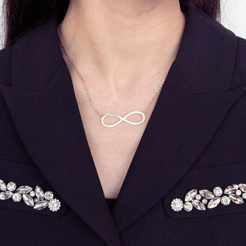 Personalized Name Infinity Necklace