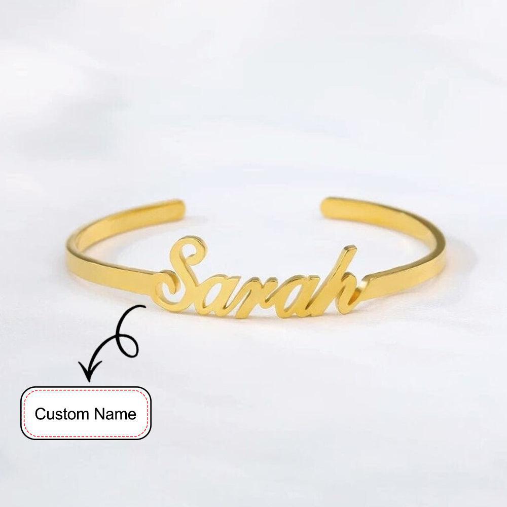 Personalized Open Cuff Bracelet