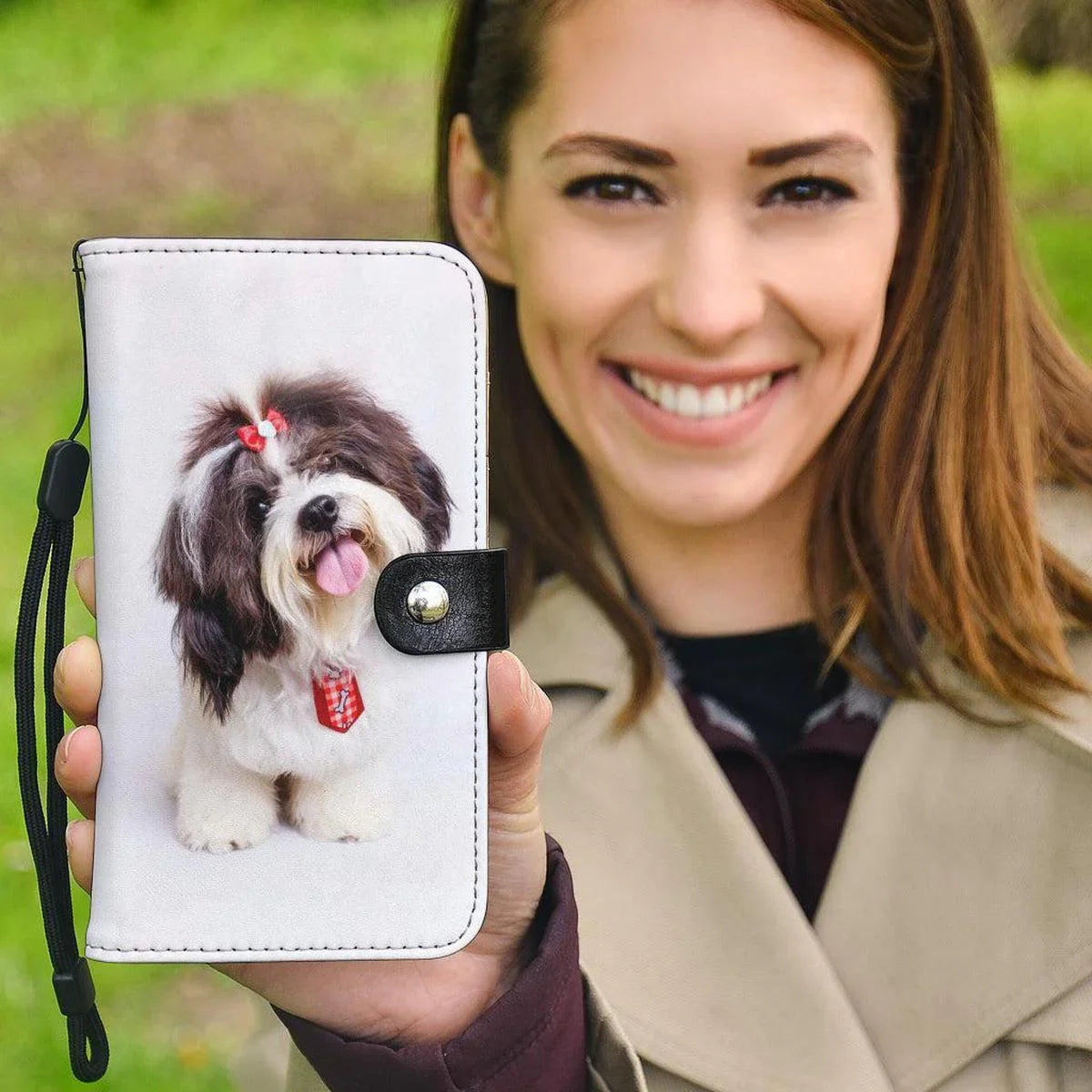 Custom Pet Photo Phone Wallet Case