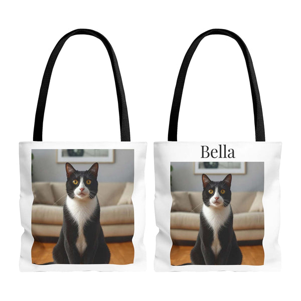 Custom Dog Photo Tote Bag