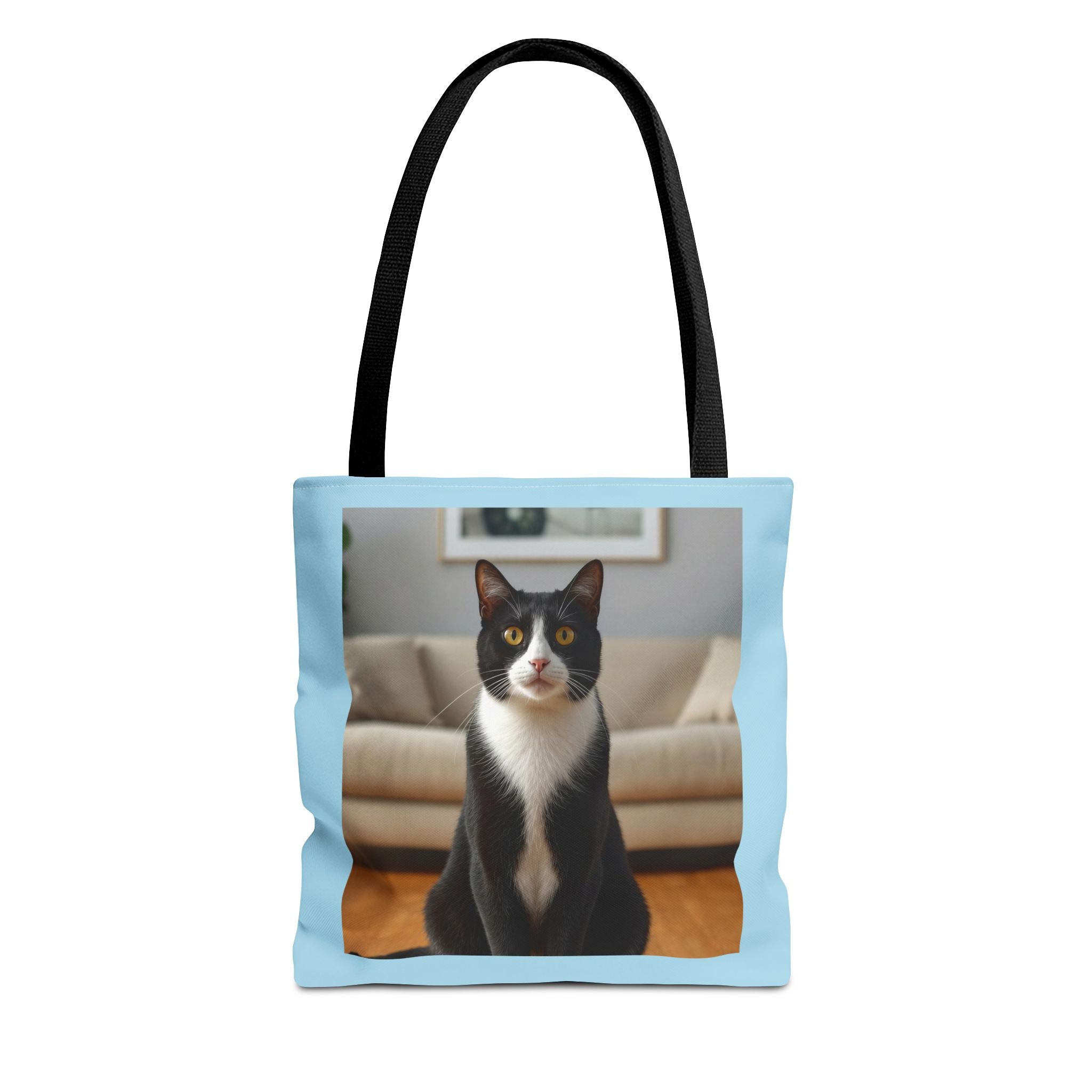 Custom Cat Photo Tote Bag