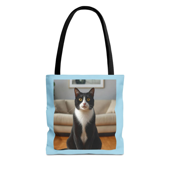 Custom Cat Photo Tote Bag