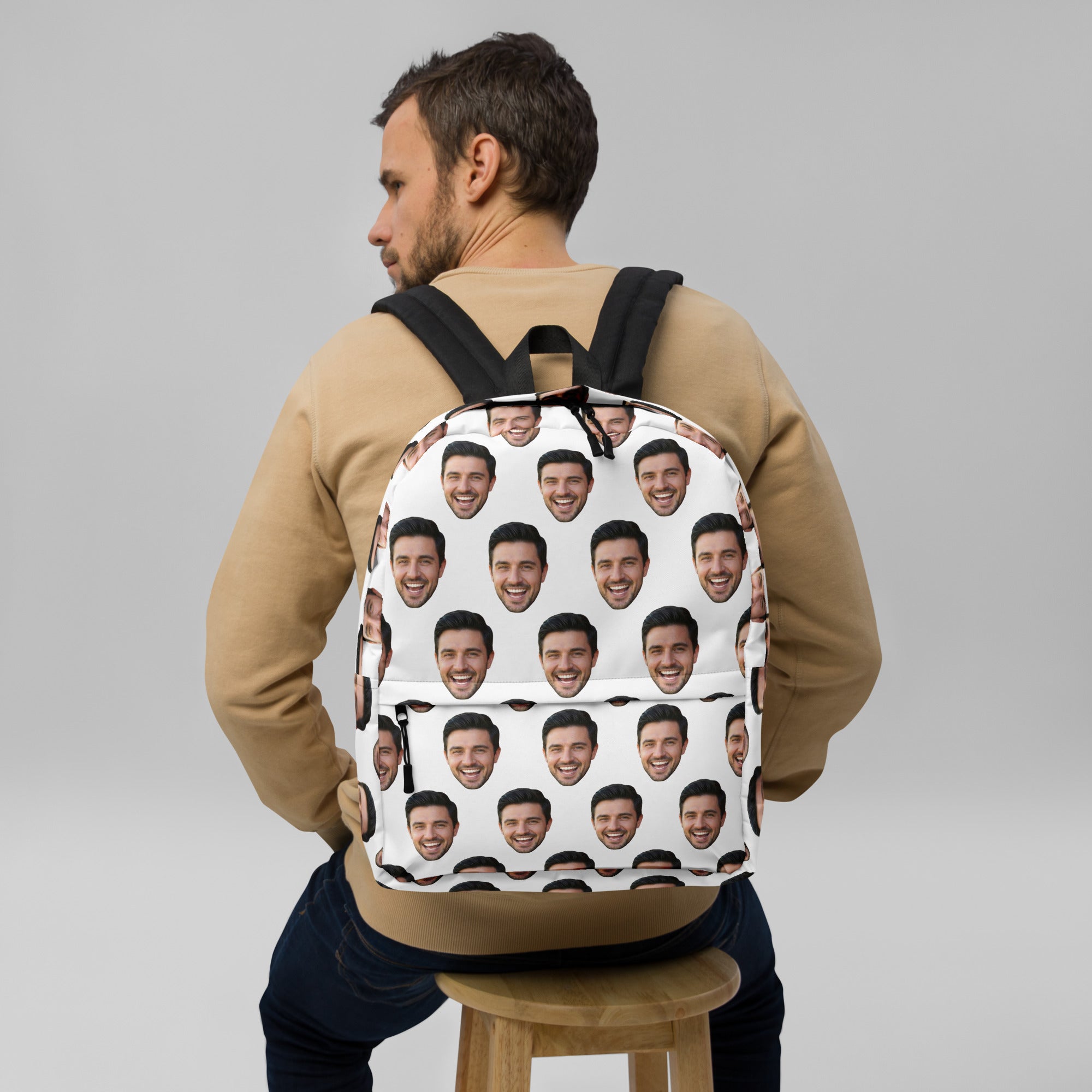 Custom Face Backpack Secondary image