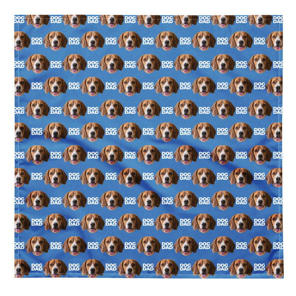 Custom Dog Dad Face Bandana