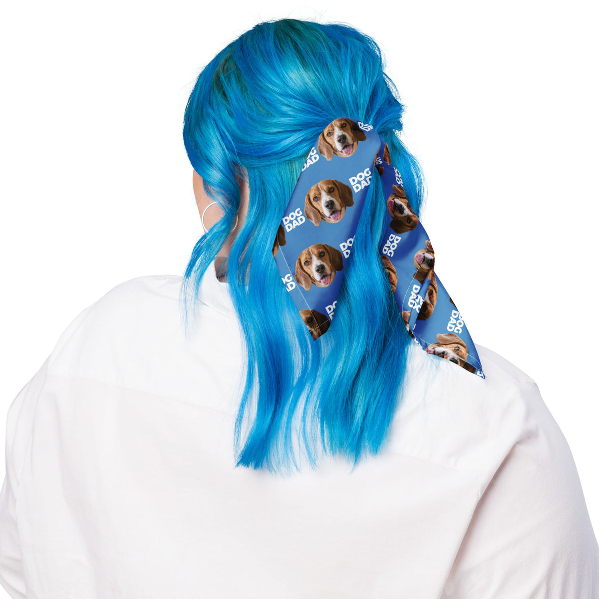 Custom Dog Dad Face Bandana