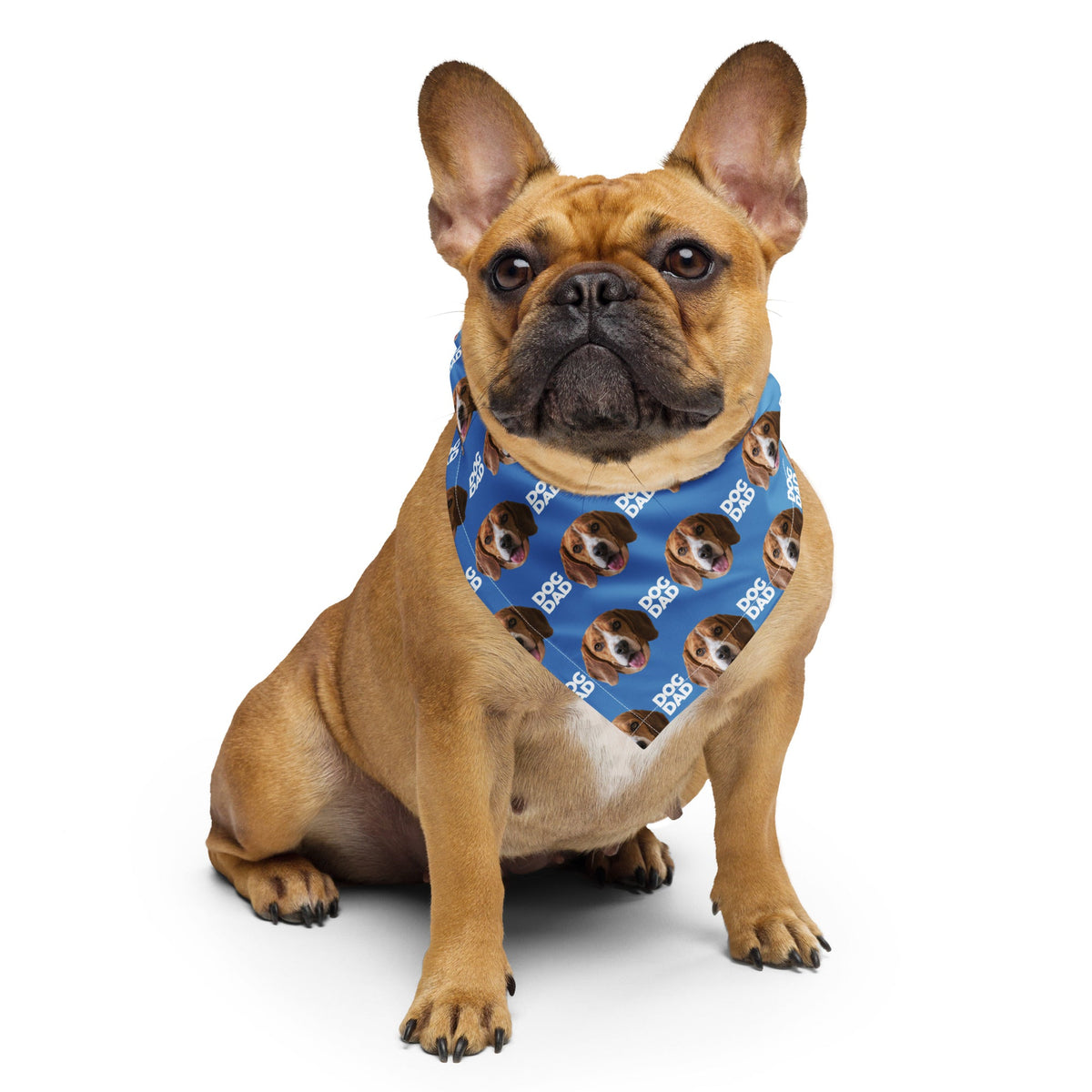Custom Dog Dad Face Bandana