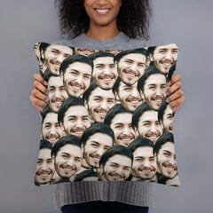 Crazy Faces Pillow