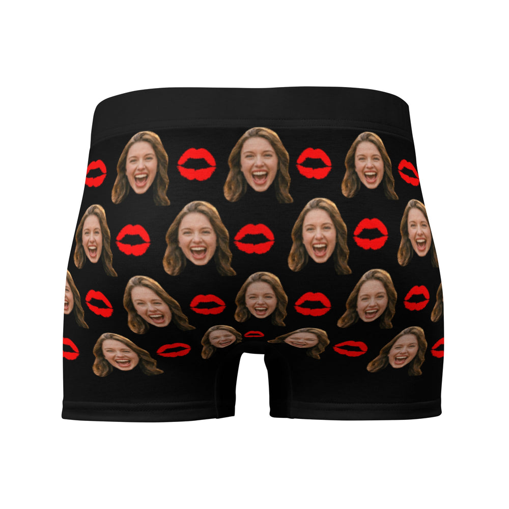 Personalized Face Kiss Boxers