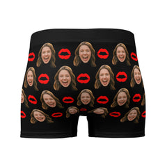 Personalized Face Kiss Boxers
