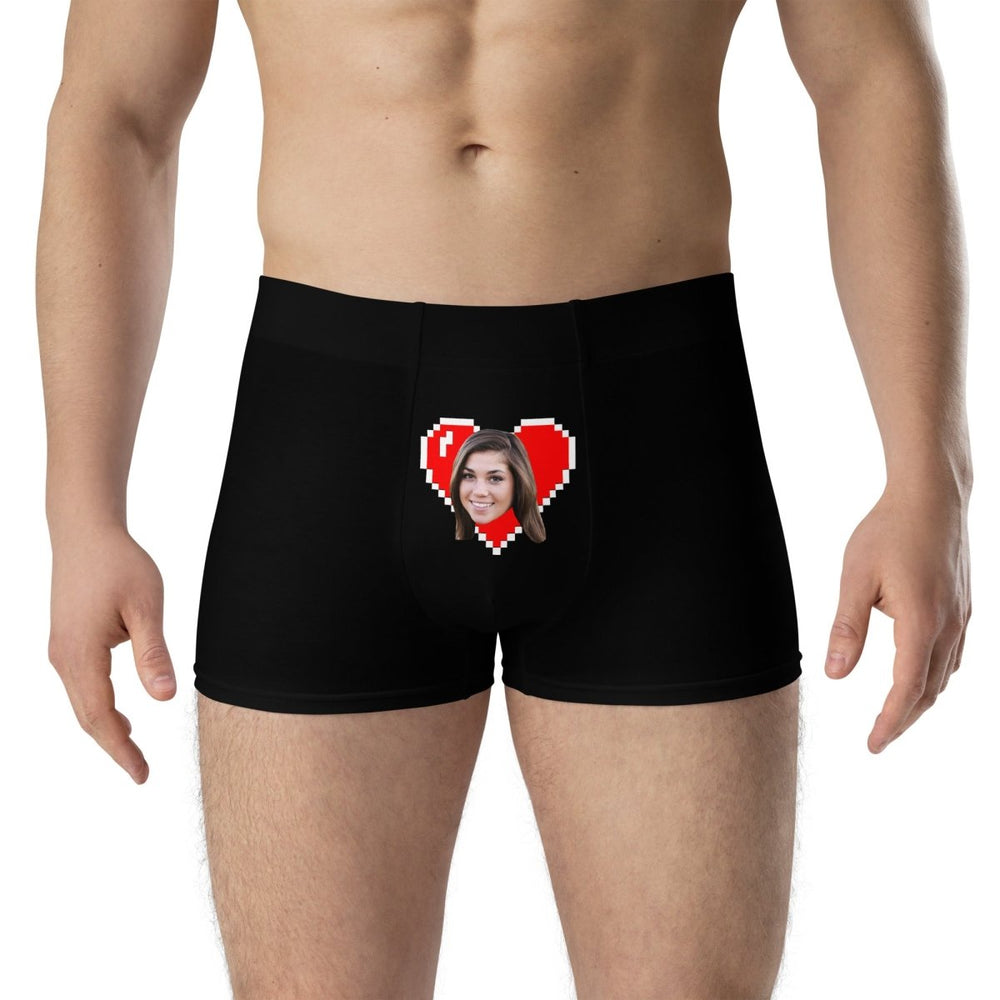 Personalized Face Heart Boxers