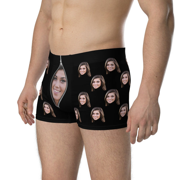Personalized Faces Zipper Boxers