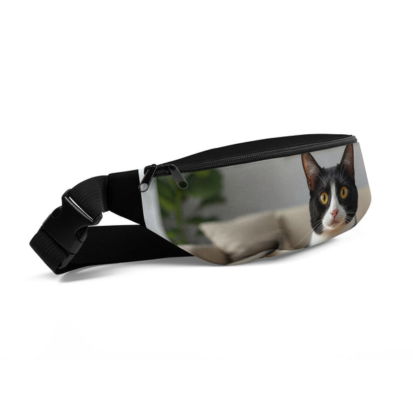 Custom CAt Photo Fanny Pack