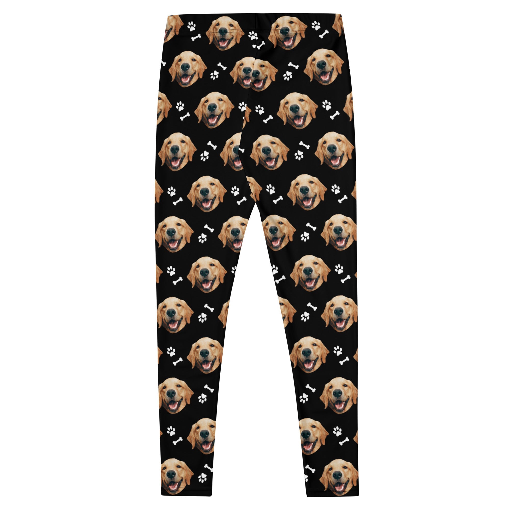 Custom Dog Face Leggings With Paws Secondary image