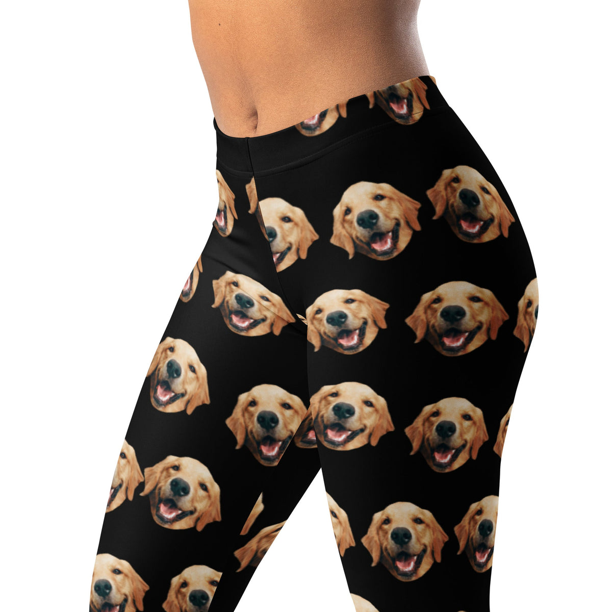 Custom Dog Face Leggings