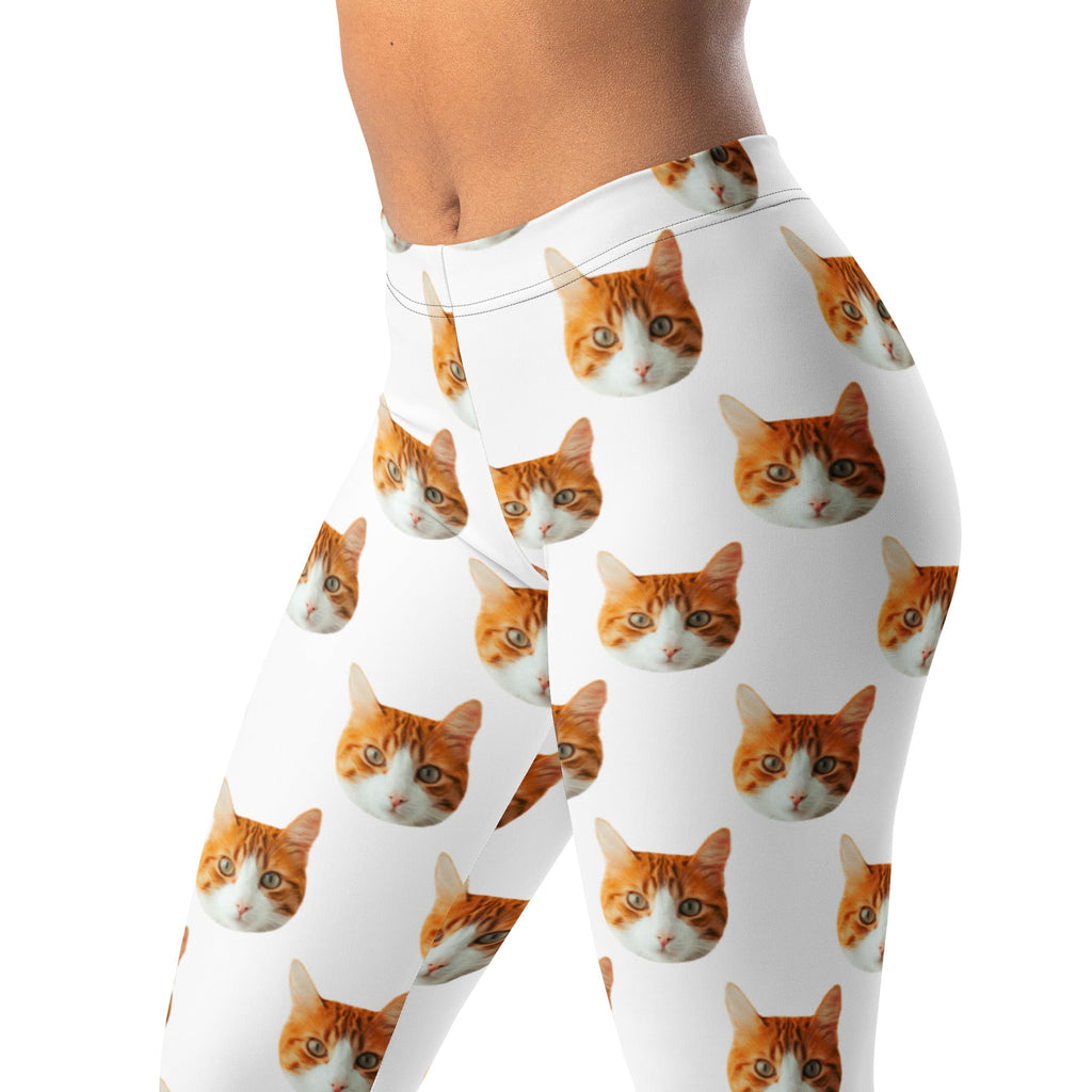 Custom Cat Face Leggings