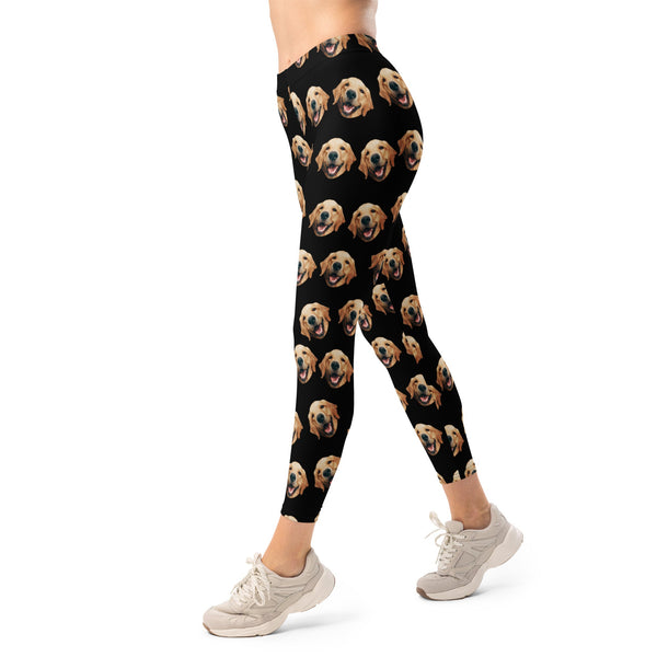 Custom Dog Face Leggings