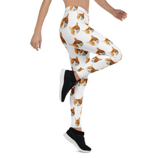 Custom Cat Face Leggings
