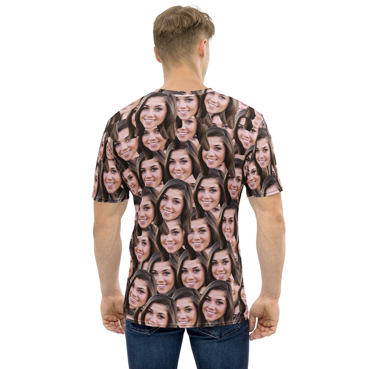 Custom Faces T-shirt Funny Gifr For Husband