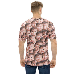 Custom Baby Face T-shirt For Parents Personalized Gift With Baby’s Photo