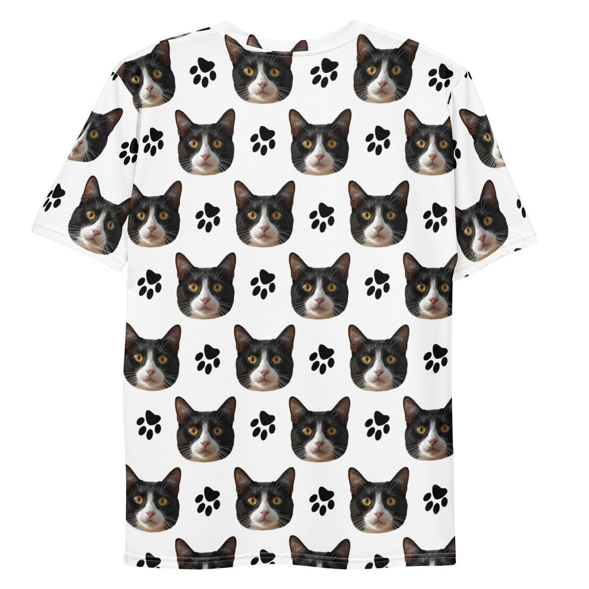 Custom Cat Face T-shirt