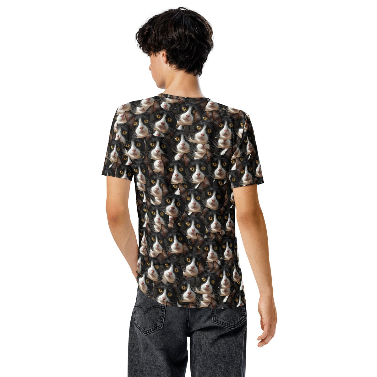 Custom Cat Faces T-shirt