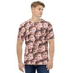 Custom Baby Face T-shirt For Parents Personalized Gift With Baby’s Photo