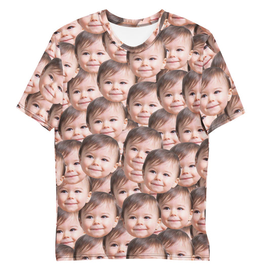 Custom Baby Face T-shirt For Parents Personalized Gift With Baby’s Photo