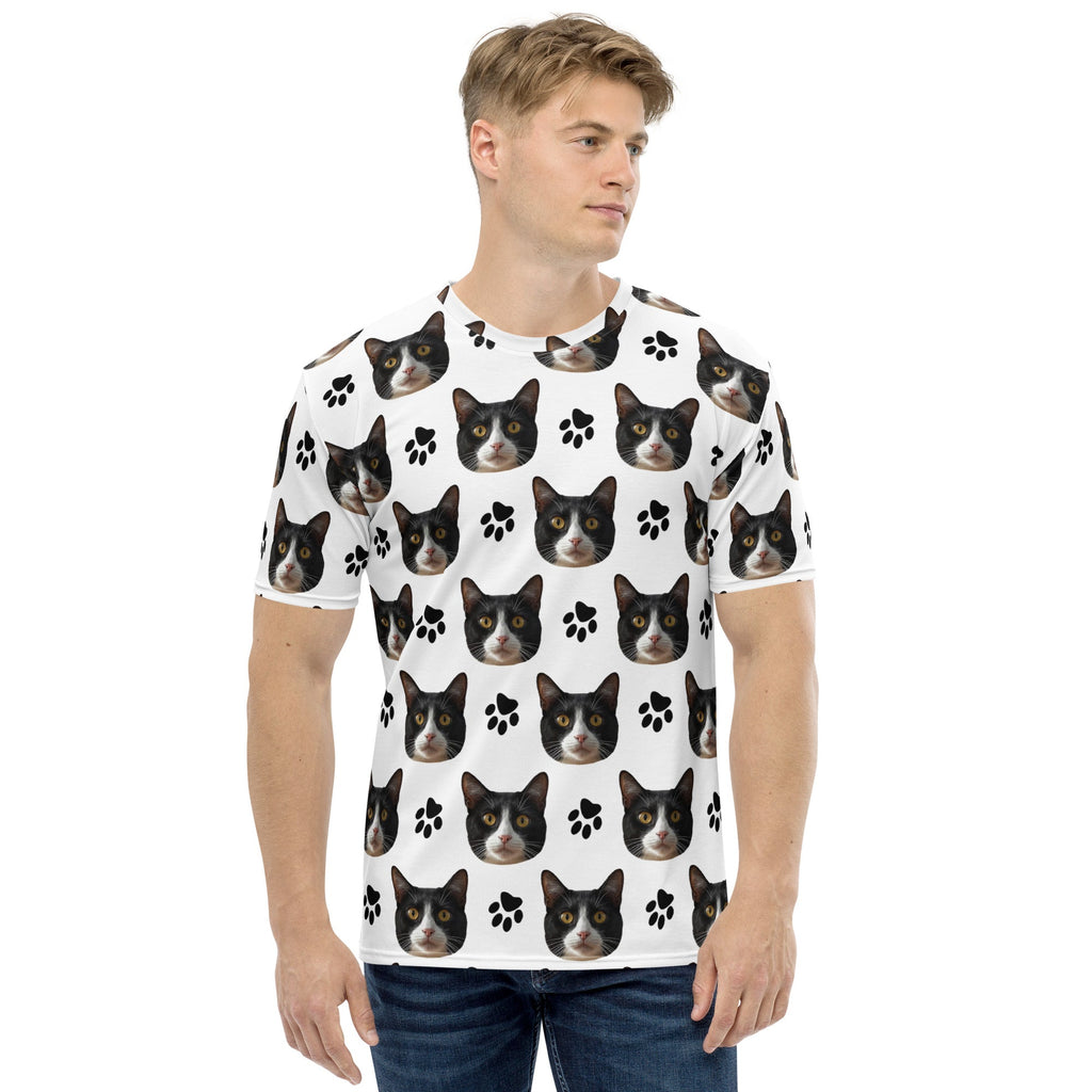 Custom Cat Face T-shirt