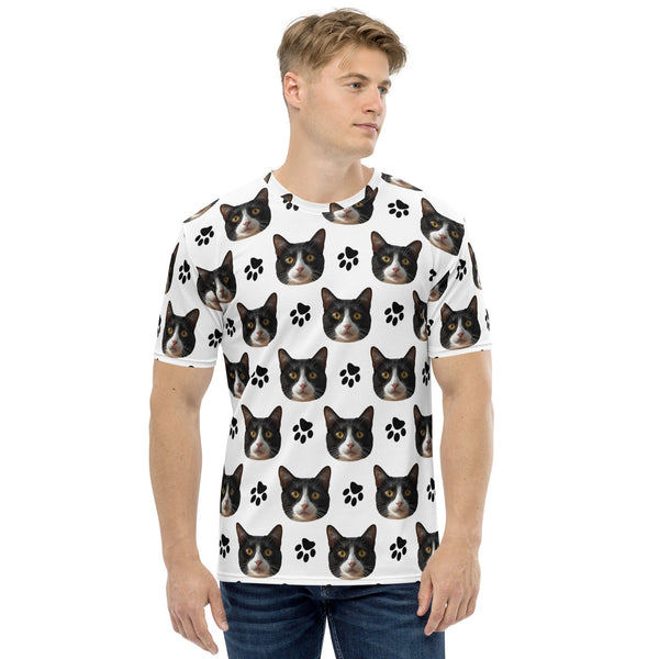 Custom Cat Face T-shirt