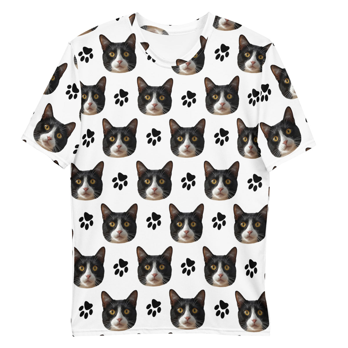 Custom Cat Face T-shirt