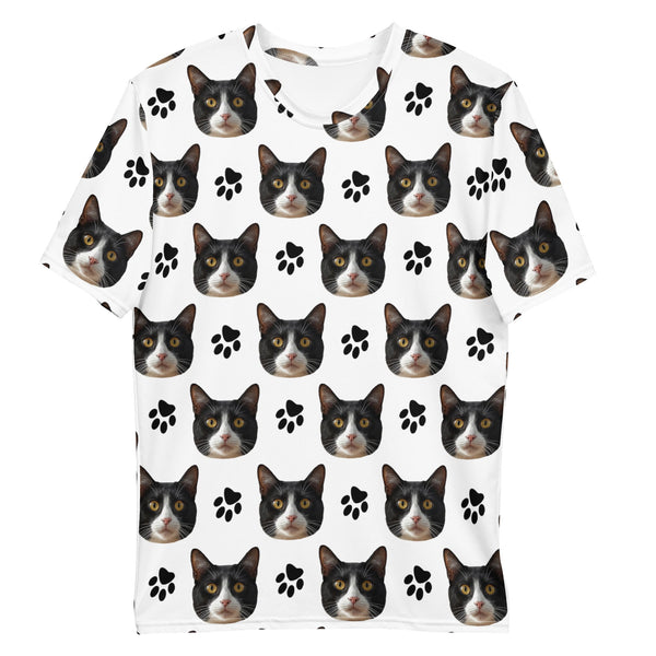 Custom Cat Face T-shirt