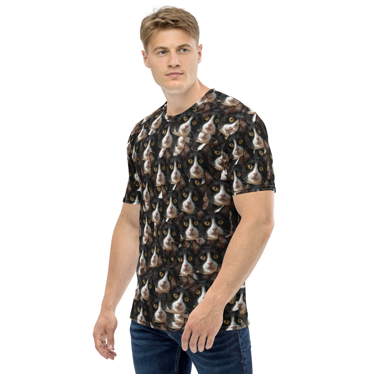 Custom Cat Faces T-shirt