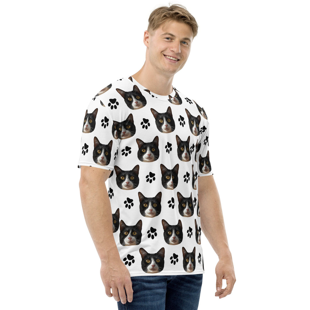 Custom Cat Face T-shirt