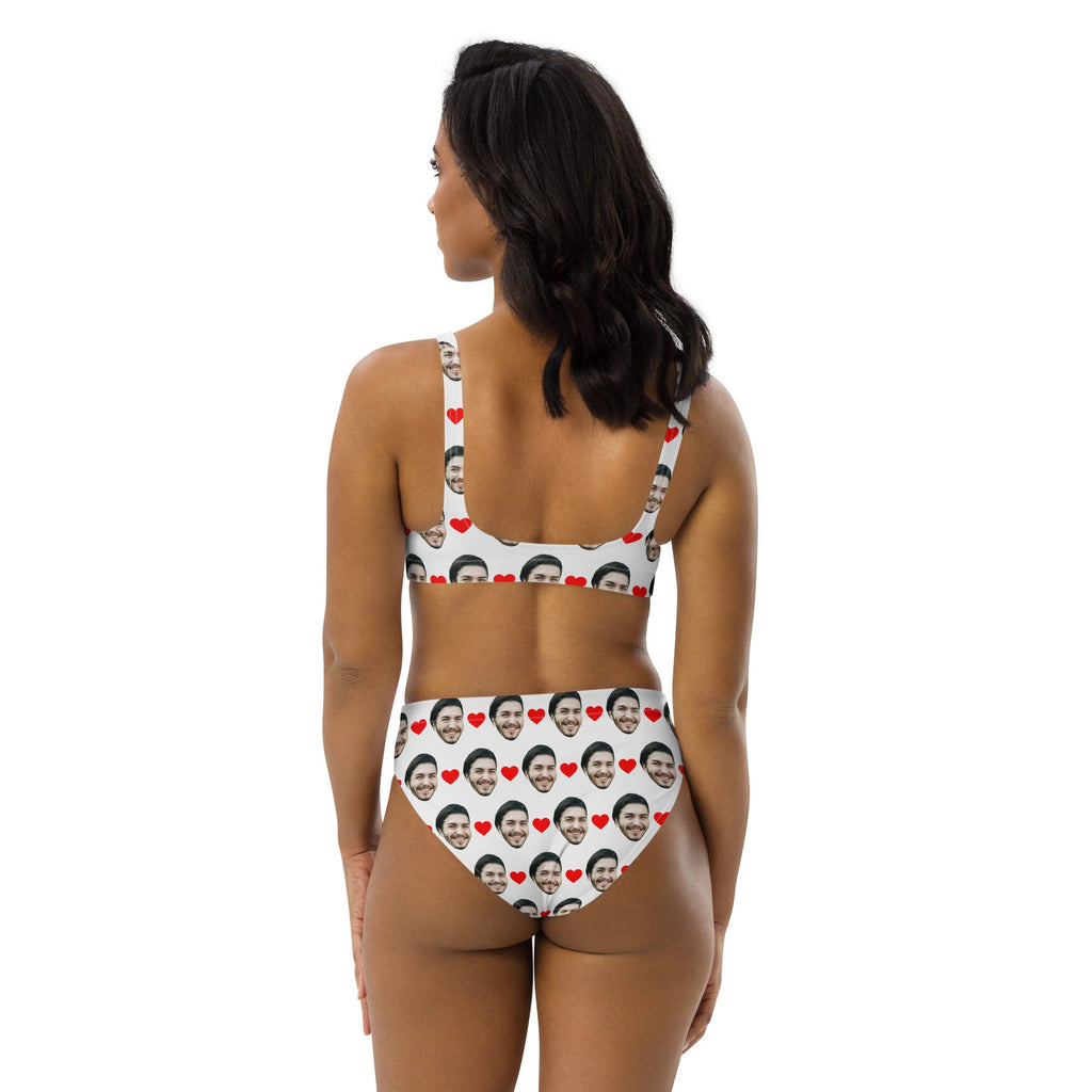 Custom Face Bikini With Hearts