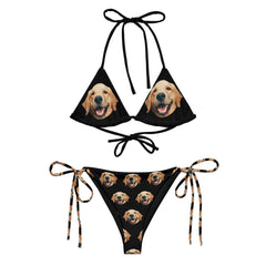 Custom Dog Face Bikini
