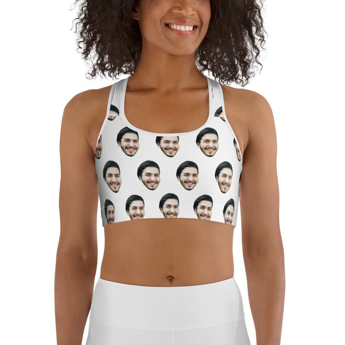 Custom Face Sports Bra