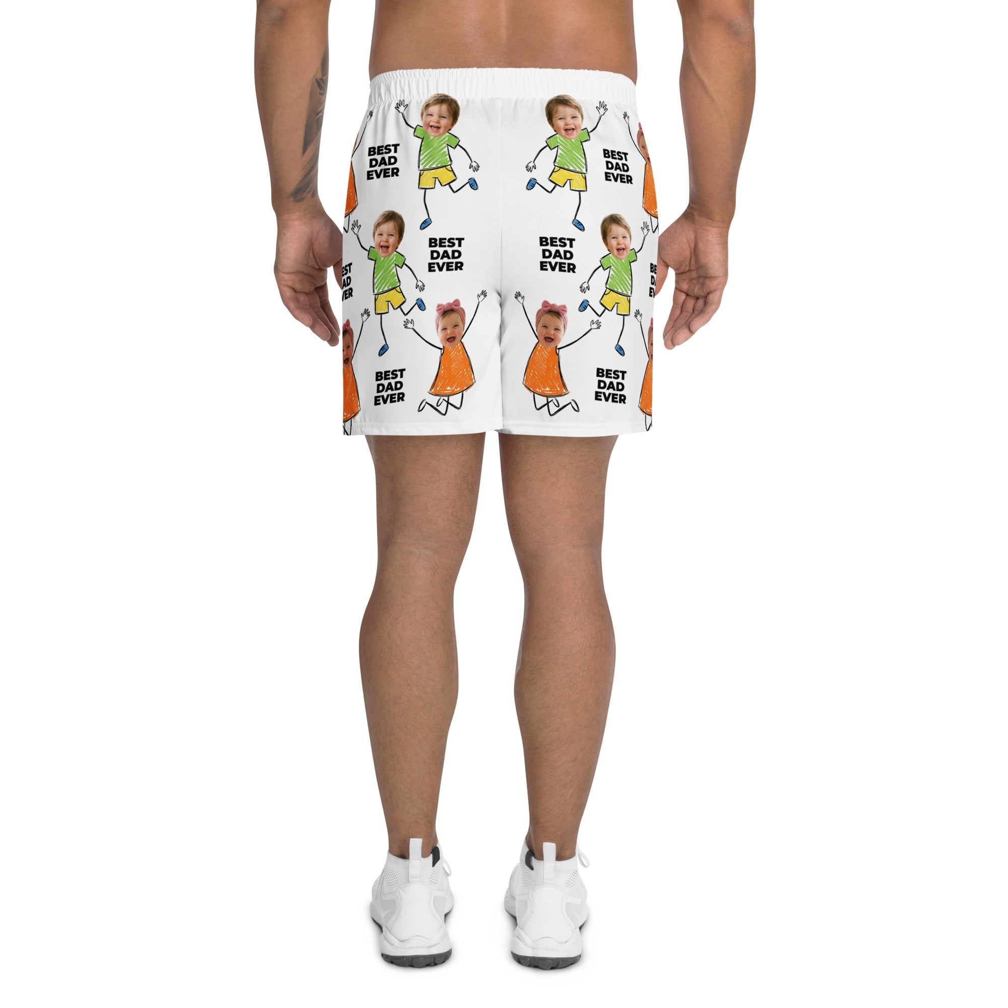 Custom Photo Best Dad Ever Shorts