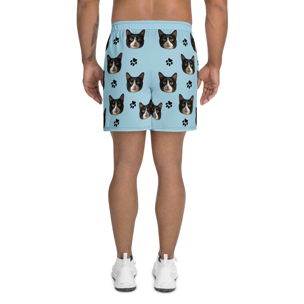 Custom Cat Face Shorts With Paws